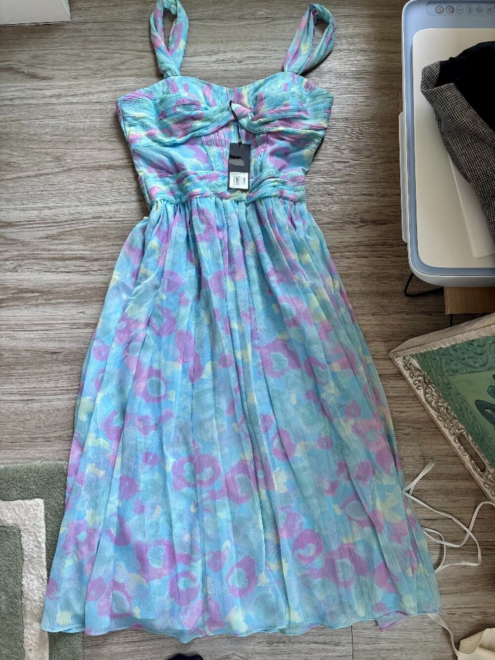 J. Mendel Paris Formal Multi-Colored Dress